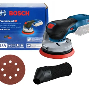 BOSCH GEX 18V-125-ماكنة حف بطارية 18 فولت
