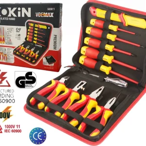 WOKIN 569811-طقم عدة كهربائي معزول 11 قطعة