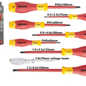 WOKIN 562908-طقم مفك كهربائي 8 قطع صناعي