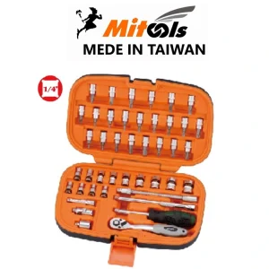 MITOOLS-طقم بكسات 1/4 انش تايواني 0111201