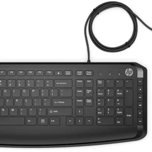 HP Pavilion Wired Keyboard and Mouse 200-cable 1.5m (9DF28AA)طقم كيبورد وماوس سلكي