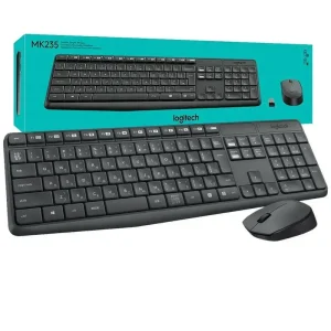 Logitech MK235 Wireless Keyboard and Mouse Combo-طقم كيبورد وماوس لا سلكي