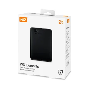 Western Digital Elements Portable WDBU6Y0020BBK HDD 2TB-هارديسك خارجي 2 تيرا بايت