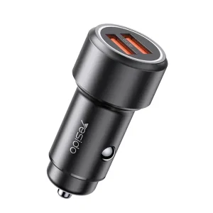 YESIDO Y43  36W Dual USB Port Car Fast Charger
