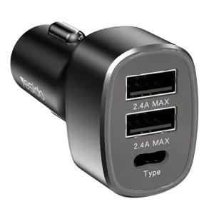 YESIDO Y47 49W PD + 2 USB Smart Car Charger