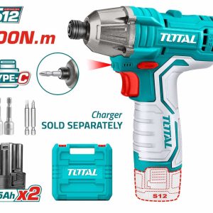 مفرجاه توتال  12 فولت بطاريتين 12 فولت 1.5 امبير وشاحن Total