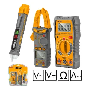 طقم اجهزة قياس كهربائية (ثلاث قطع)-ingco