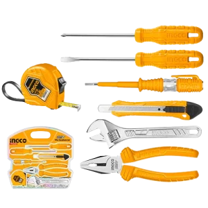 طقم عدة  يدوي 7 قطع -INGCO